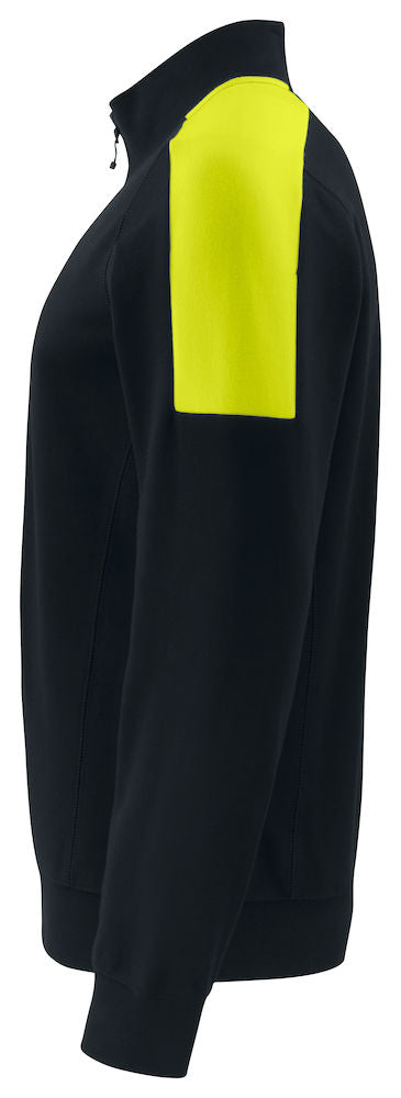 ProJob Heavyweight 1/2 Zip Sweatshirt. Hi Viz Option. 7 Colours XS-4XL - Sweatshirt - Logo Free Clothing