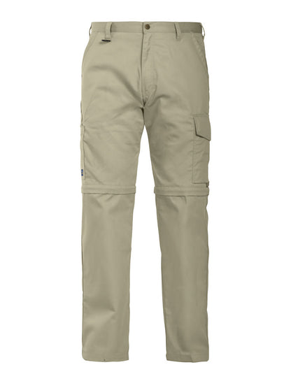 ProJob 2 in 1 Convertible Trousers. Zip Off at Knee for Shorts. 4 Colours S-5XL - Trousers - Logo Free Clothing