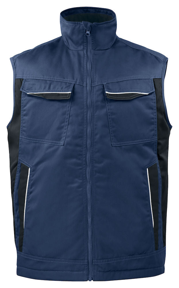 ProJob Padded Gilet. Reinforced Easy Care Gilet. 7 Colours. XS-4XL - Gilet - Logo Free Clothing
