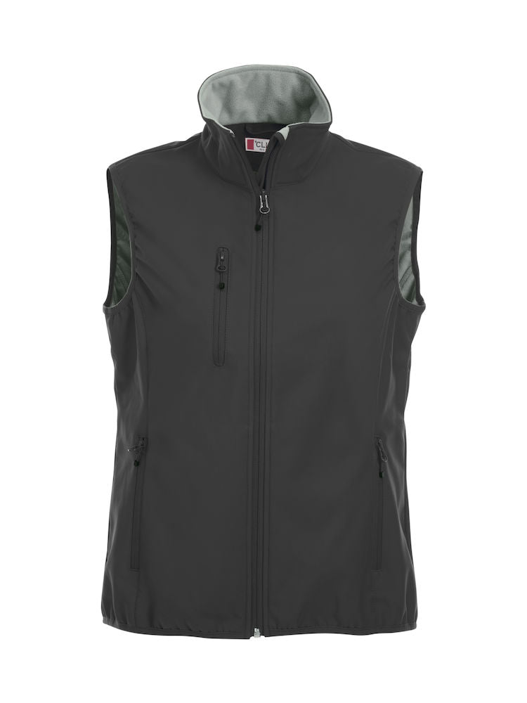 Clique Ladies Softshell Gilet. Waterproof 3000mm, Microfleece Lined- 9 Colours-XS-3XL - Gilet - Logo Free Clothing