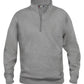 Clique Mens 1/4 Zip Sweatshirt- Quarter Zip Sweater. 14 Colours. XS-5XL - Sweatshirt - Logo Free Clothing