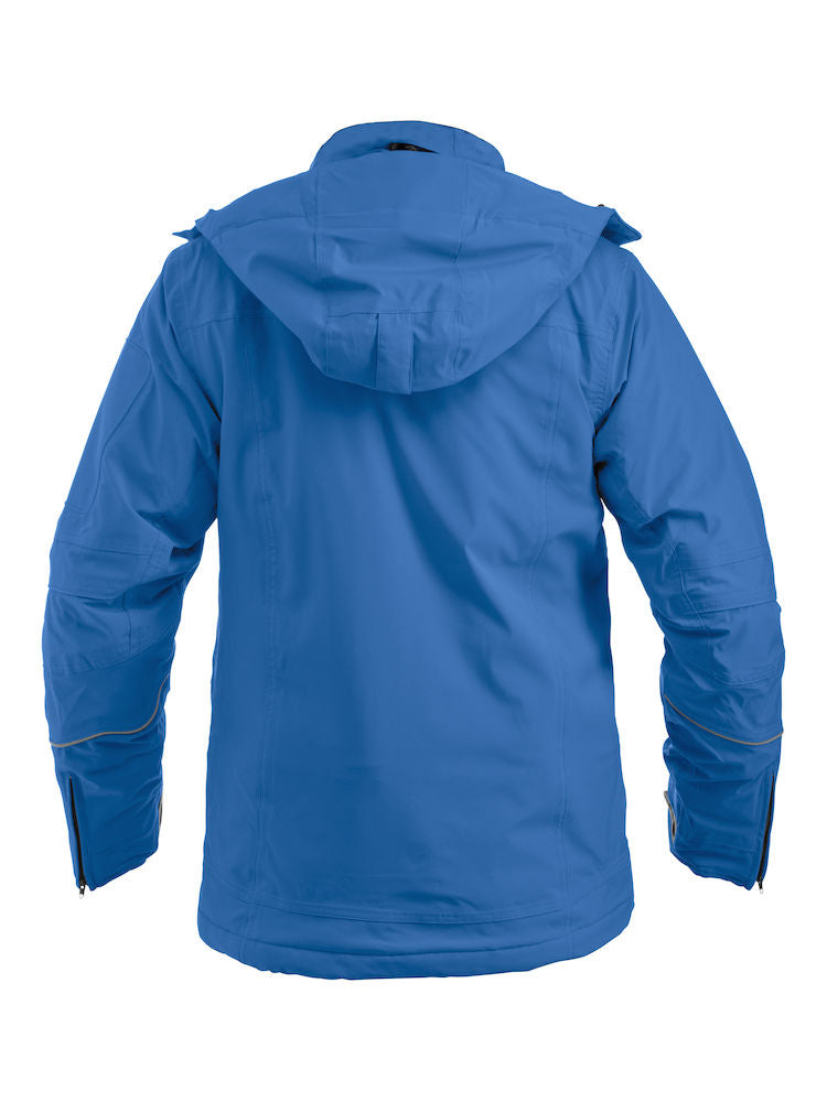 Clique Sanders Mens Padded Softshell Jacket, Removable Hood & Snow Lock, WP 5000mm. S-4XL - Winter Jacket - Logo Free Clothing