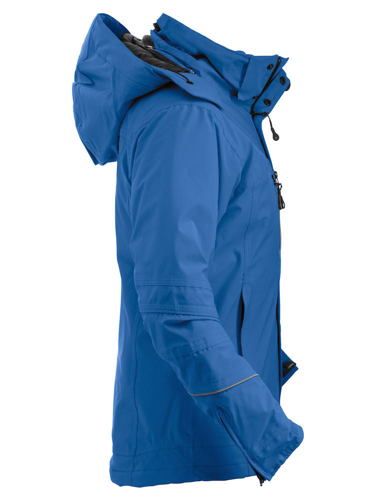 Clique Sanders Mens Padded Softshell Jacket, Removable Hood & Snow Lock, WP 5000mm. S-4XL - Winter Jacket - Logo Free Clothing