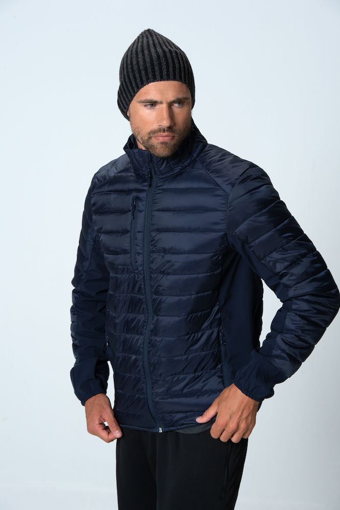 Clique Lemont Mens Jacket. Lightweight Quilted Jacket Softshell Panel. XS-2XL - Summer Jacket - Logo Free Clothing