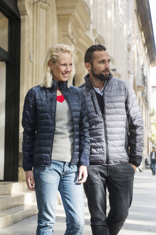 Clique Lemont Mens Jacket. Lightweight Quilted Jacket Softshell Panel. XS-2XL - Summer Jacket - Logo Free Clothing