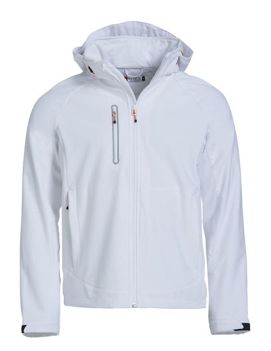 Clique Milford Mens Softshell Jacket. Detachable Hood 5 Colours. XS-4XL - Summer Jacket - Logo Free Clothing