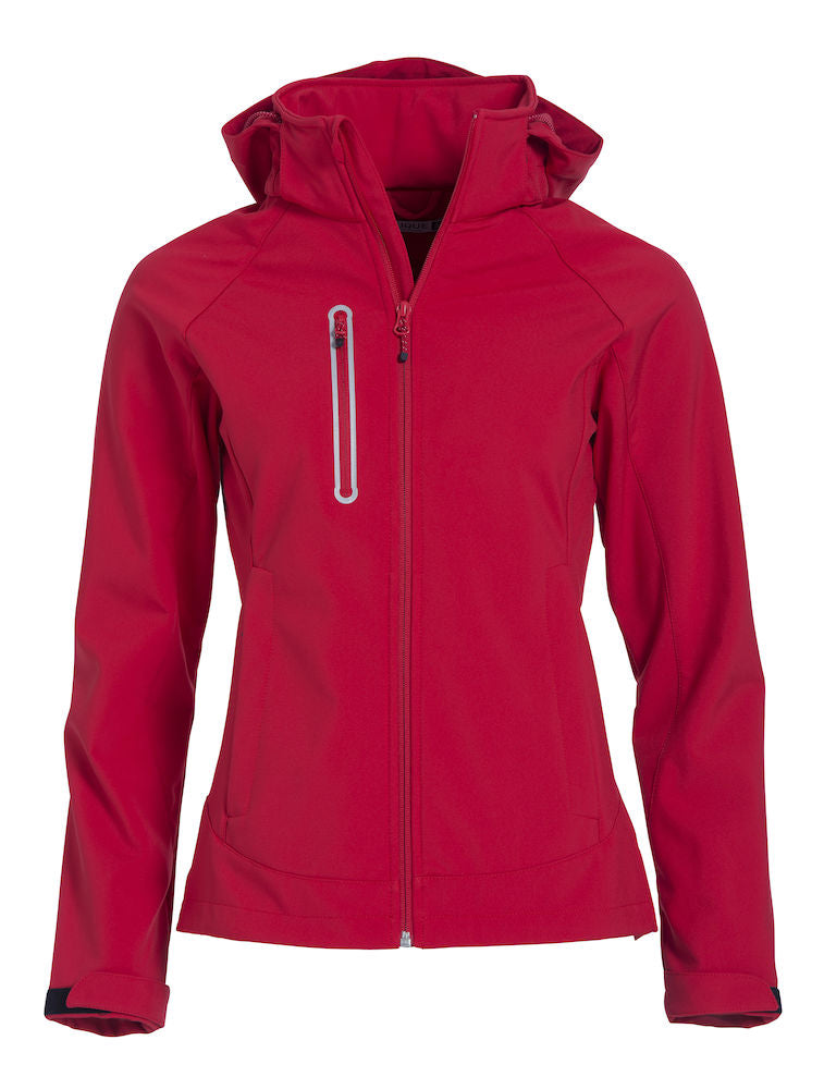 Clique Milford Ladies Softshell Jacket. Detachable Hood 5 Colours. S-3XL - Summer Jacket - Logo Free Clothing
