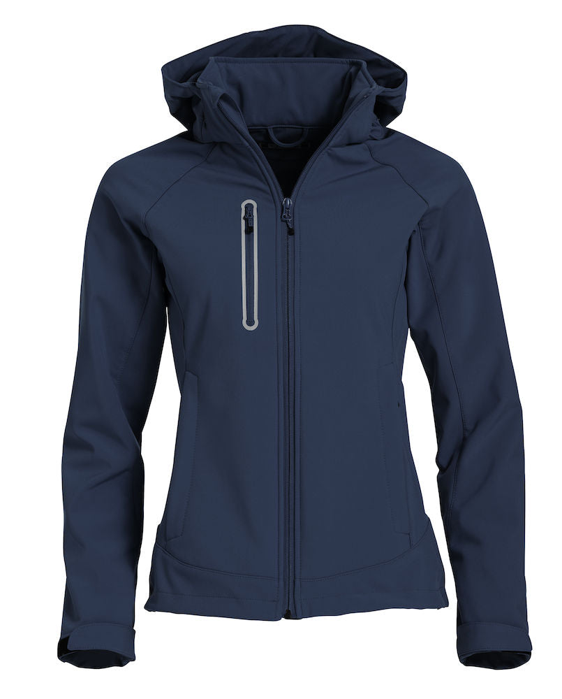 Clique Milford Ladies Softshell Jacket. Detachable Hood 5 Colours. S-3XL - Summer Jacket - Logo Free Clothing