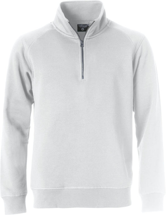 Clique Classic Heavyweight 1/2 Zip Sweatshirt. 5 Colours. XS-5XL - Sweatshirt - Logo Free Clothing