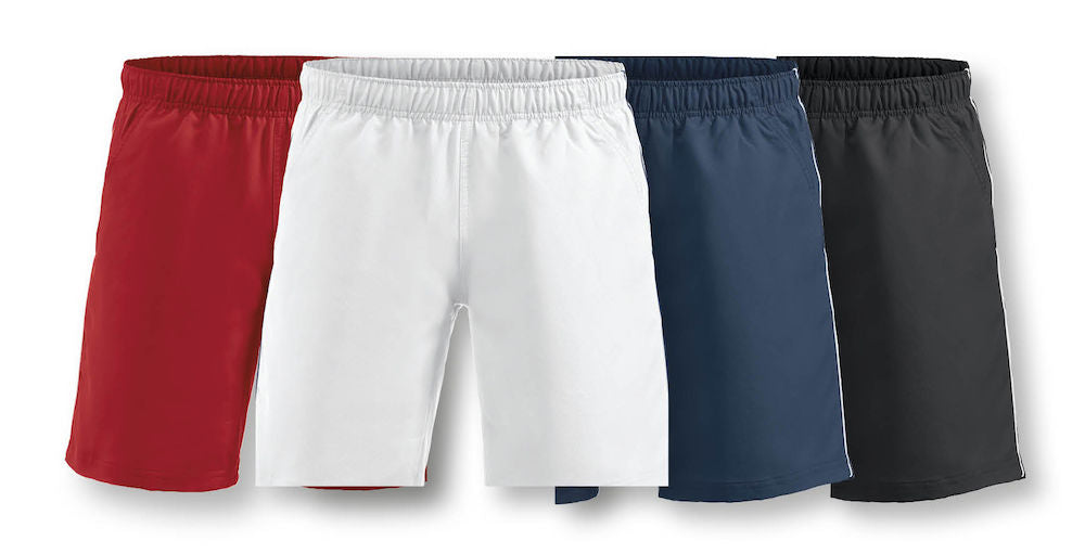 Clique Hollis Sports Shorts. Unisex, Mesh Lined, Zip Pocket. XS-2XL - Shorts - Logo Free Clothing