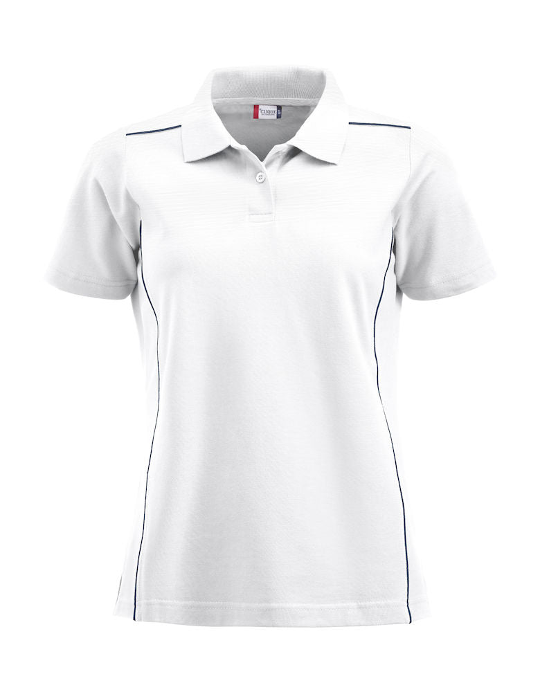Clique Alpena Ladies Cotton Polo Shirt. 4 Colours, S-2XL - Polo Shirt - Logo Free Clothing