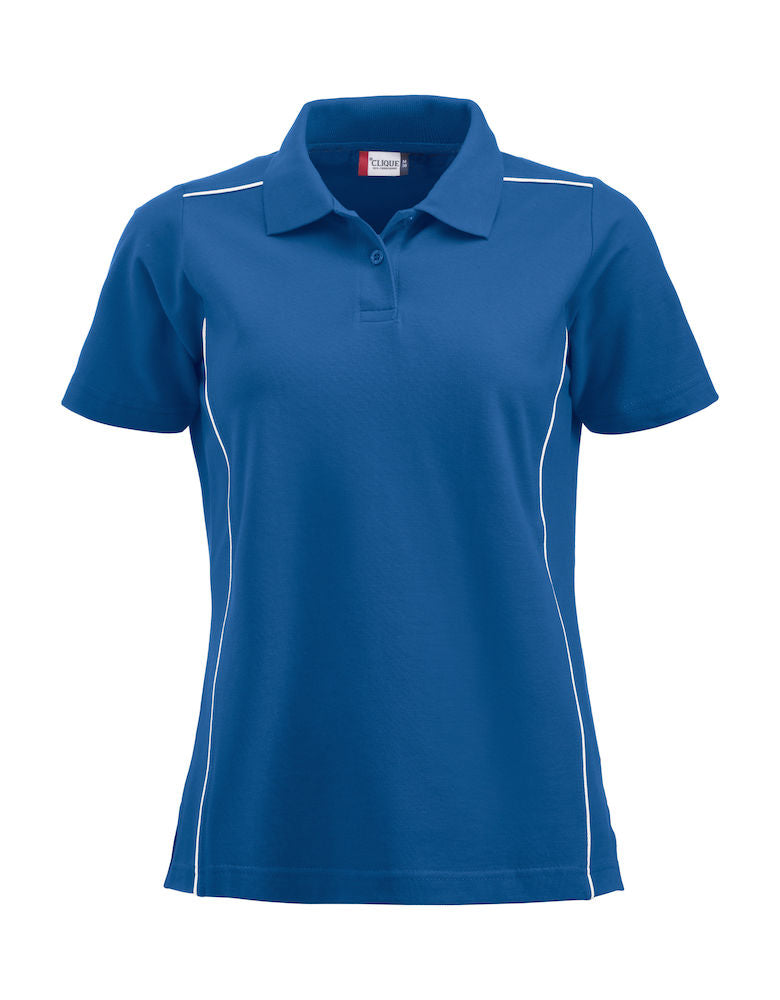 Clique Alpena Ladies Cotton Polo Shirt. 4 Colours, S-2XL - Polo Shirt - Logo Free Clothing