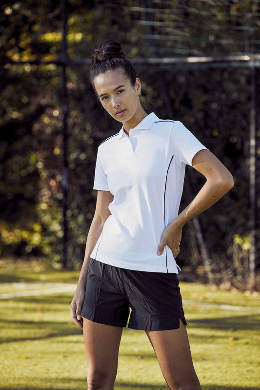Clique Alpena Ladies Cotton Polo Shirt. 4 Colours, S-2XL - Polo Shirt - Logo Free Clothing