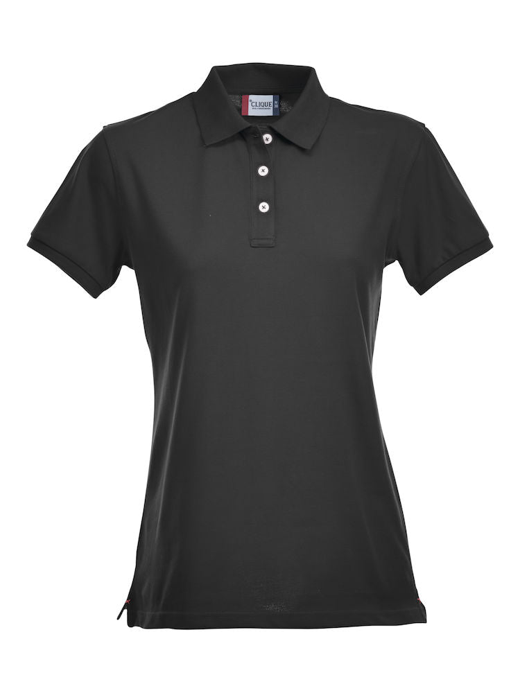 Polo shirts for women black hotsell