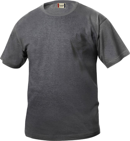 Clique Essentials Junior Tee Shirt. Kids Cotton Tee. 20 Colours, Ages 3-14 - Tee Shirt - Logo Free Clothing