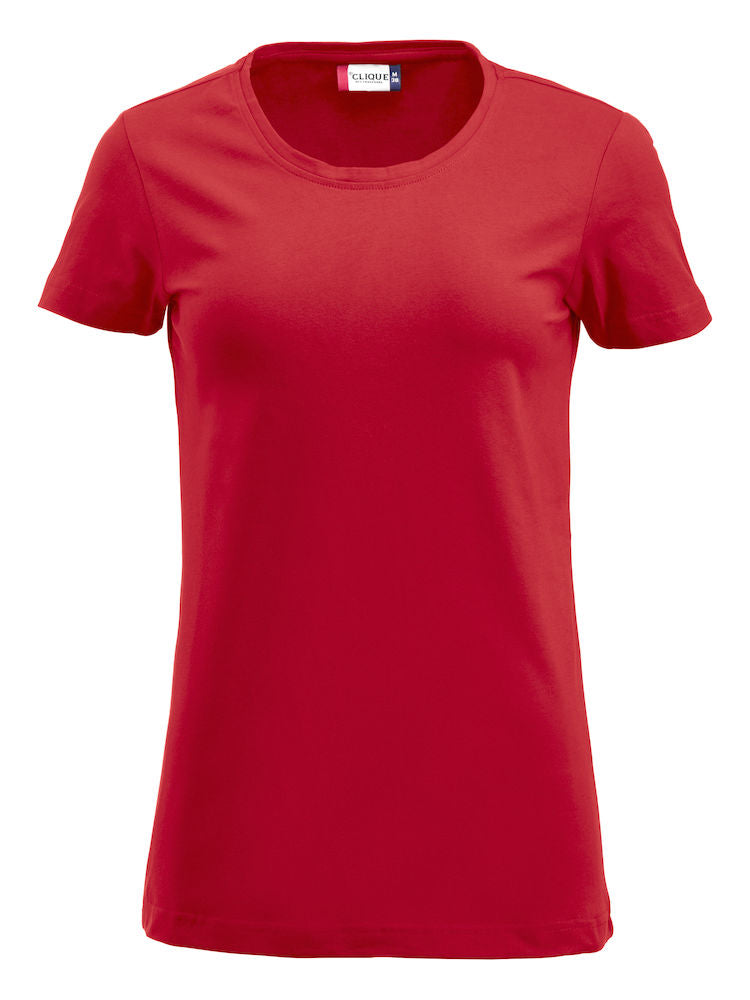 Clique Carolina Ladies Stretch Tee Shirt. Now in 9 Colours. S-3XL - Tee Shirt - Logo Free Clothing