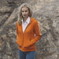 Cottover Ladies Zipped Eco Hoodie. Fairtrade Organic Cotton. 14 Colours XS-2XL - Hoodie - Logo Free Clothing